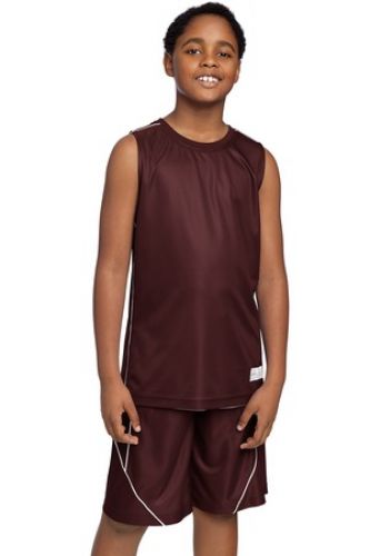 Youth PosiCharge Mesh Reversible Sleeveless Tee