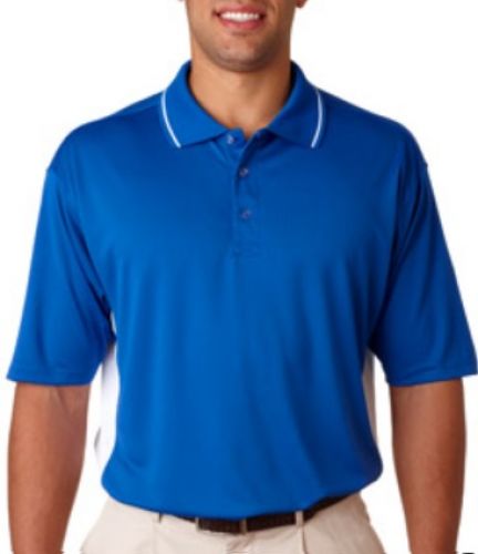 Mens Cool and Dry Sport 2-Tone Polo