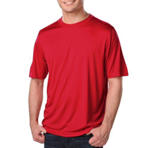 Adult Moisture Wicking Crew Neck Tee