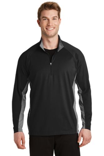 Sport-Wick Stretch Contrast 1/2-Zip Pullover