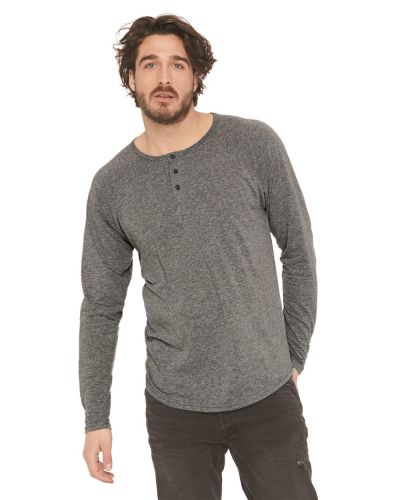 Triblend Long Sleeve Henley