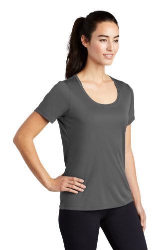 Ladies Posi-UV Pro Scoop Neck Tee