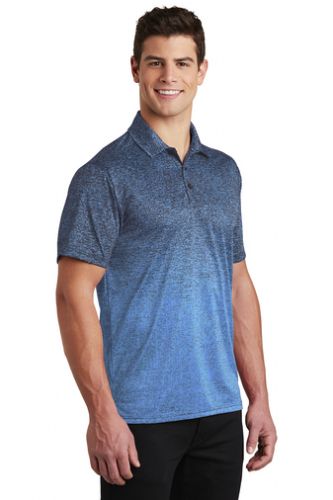 Ombre Heather Polo