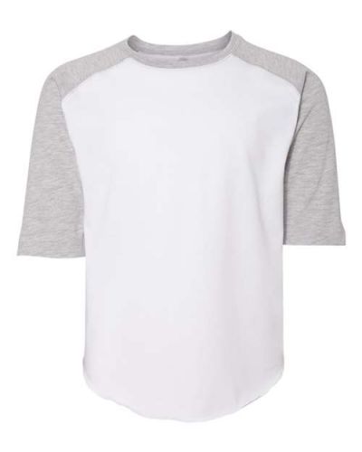 Youth Baseball Fine Jersey Three-Quarter Sleeve Tee