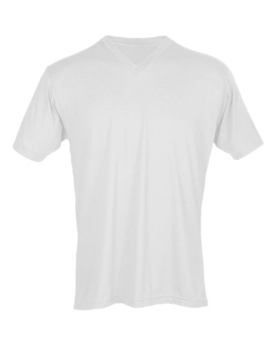 Unisex Poly-Rich V-Neck T-Shirt