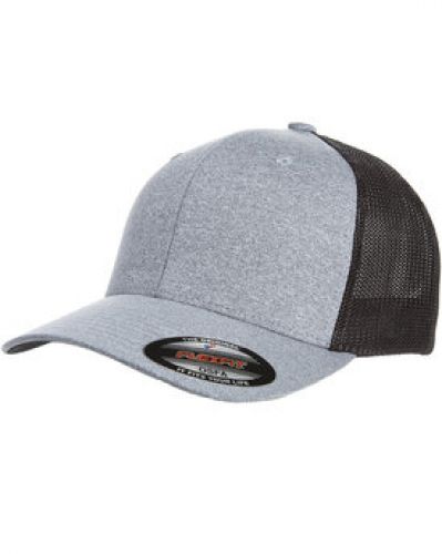 Adult Poly Mélange Stretch Mesh Cap