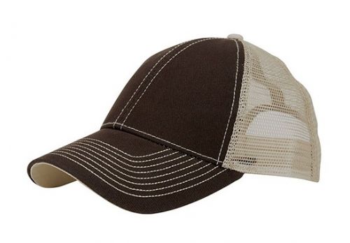 Heavy Cotton Twill Front Trucker Cap