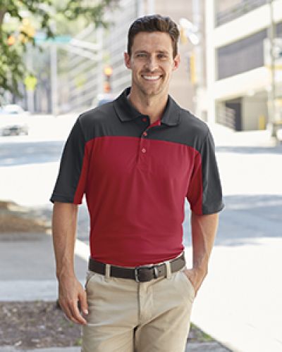 Men's Balance Colorblock Performance Piqué Polo