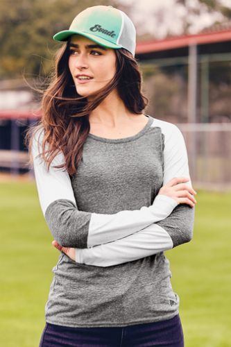 Ladies Tri-Blend Performance Baseball Tee