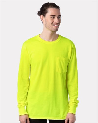 Workwear Long Sleeve Pocket T-Shirt