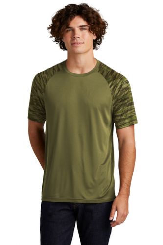 Sport-Tek Drift Camo Colorblock Tee