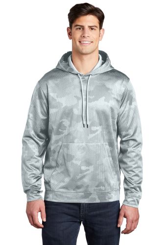 Sport-Wick CamoHex Fleece Hooded Pullover