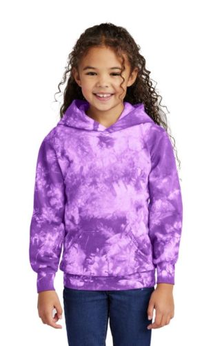 Youth Crystal Tie-Dye Pullover Hoodie