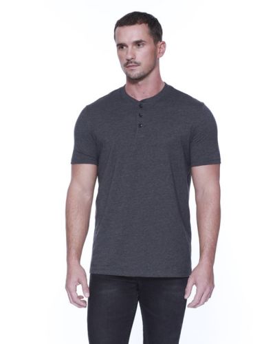 Men's CVC Henley T-Shirt